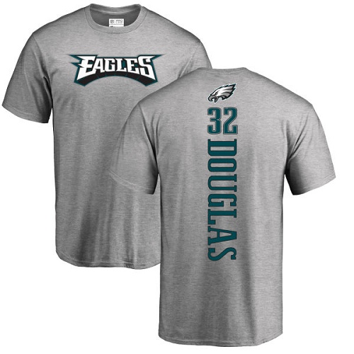 Men Philadelphia Eagles #32 Rasul Douglas Ash Backer NFL T Shirt->nfl t-shirts->Sports Accessory